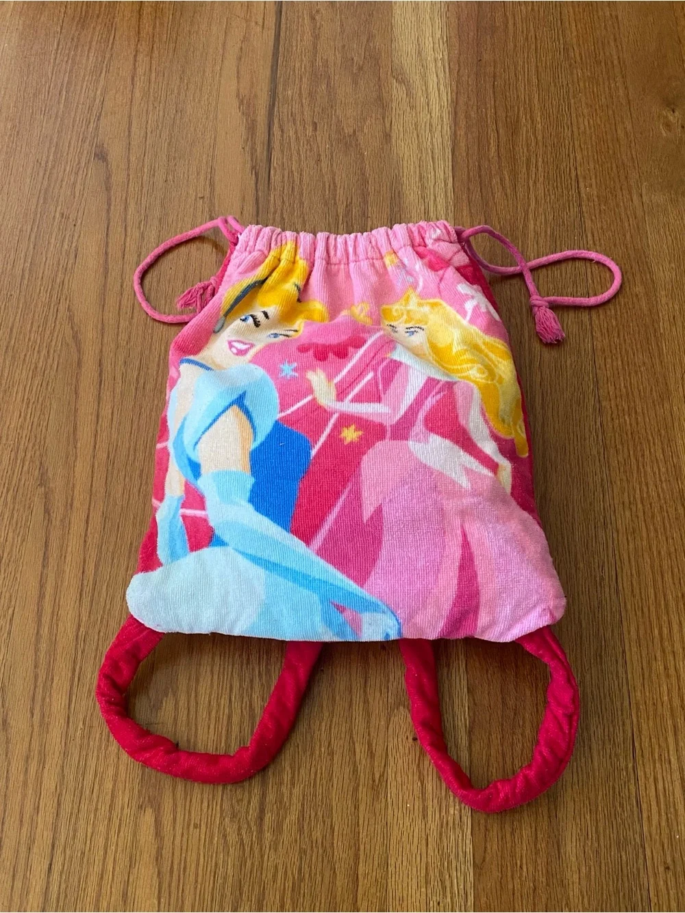 Disney Store Princess Towel With Attached Backpack